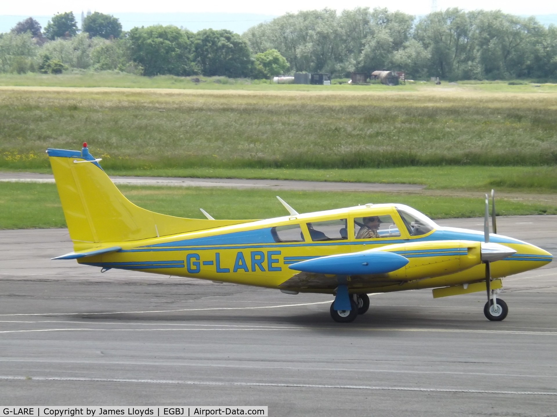 G-LARE, 1970 Piper PA-39 Twin Comanche C/R C/N 39-16, At Gloucestershire Airport.