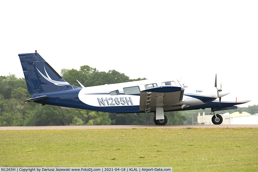 N1265H, Piper PA-34-200T C/N 34-7770117, Piper PA-34-200T Seneca II  C/N 34-7770117, N1265H
