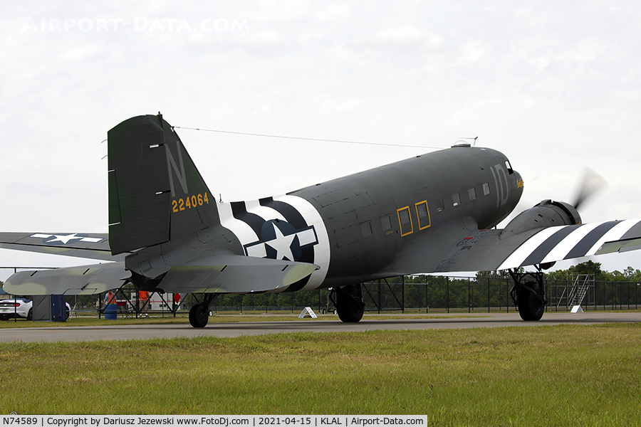 N74589, 1943 Douglas DC3C-S1C3G (C-47A) C/N 9926, Douglas DC-3C-S1C3G 