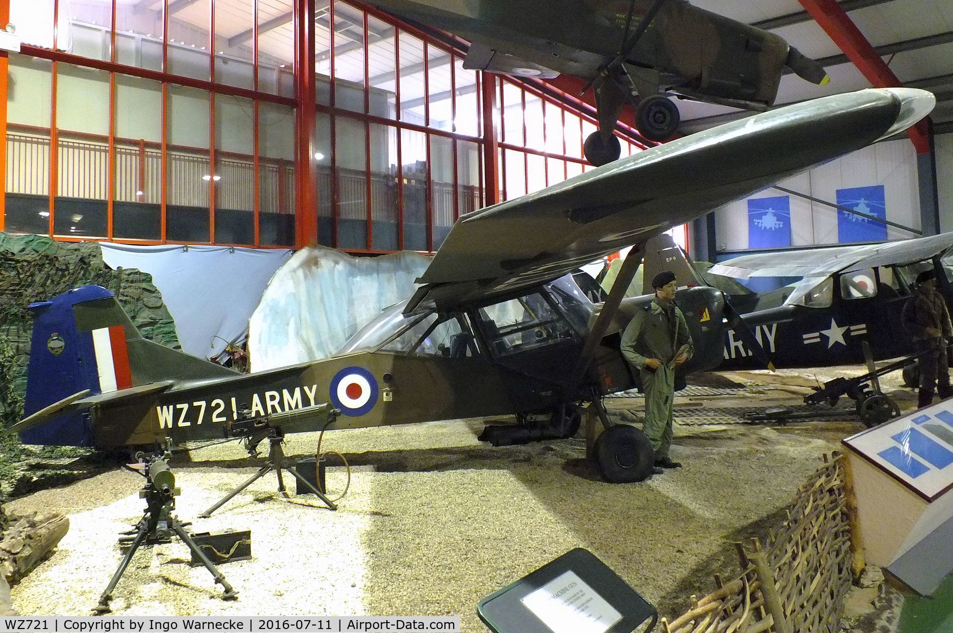 WZ721, Auster AOP.9 C/N B5/10/45, Auster AOP9 at the Museum of Army Flying, Middle Wallop