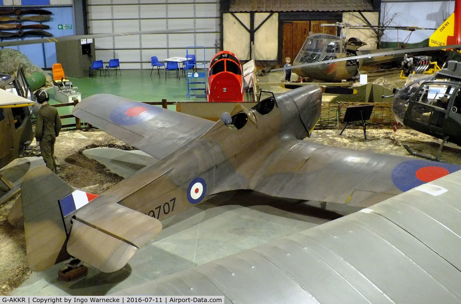 G-AKKR, Miles M-14 Magister I C/N 1995, Miles M.14 Magister I at the Museum of Army Flying, Middle Wallop