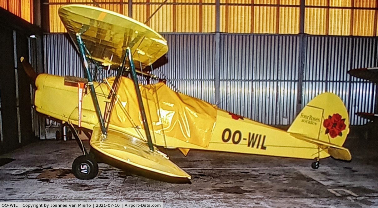 OO-WIL, Stampe-Vertongen SV-4B C/N 1184, scan from slide