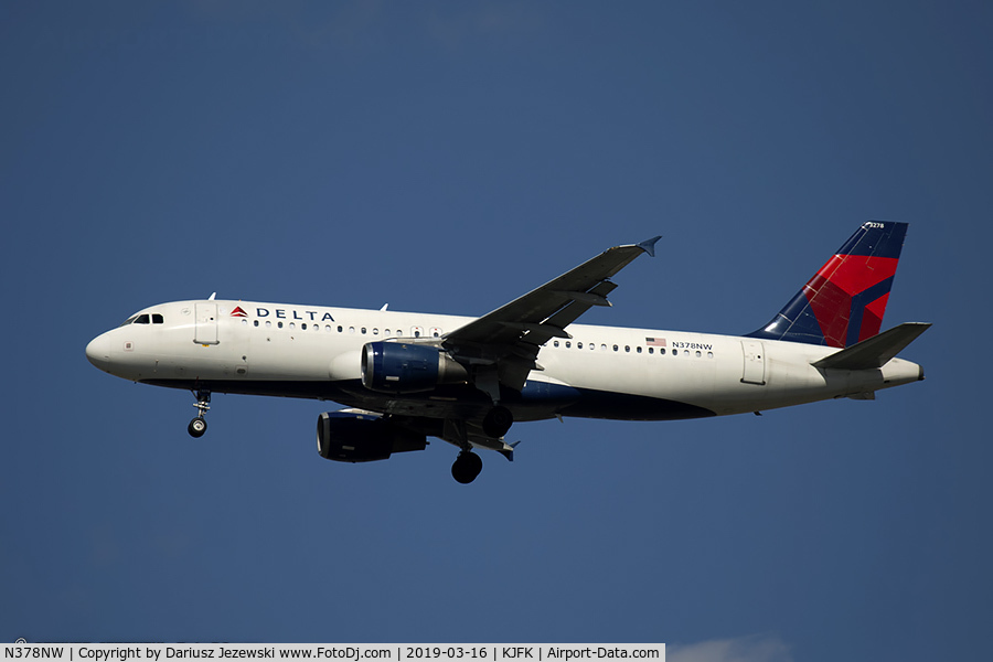 N378NW, 2003 Airbus A320-211 C/N 2092, Airbus A320-212 - Delta Air Lines  C/N 2092, N378NW