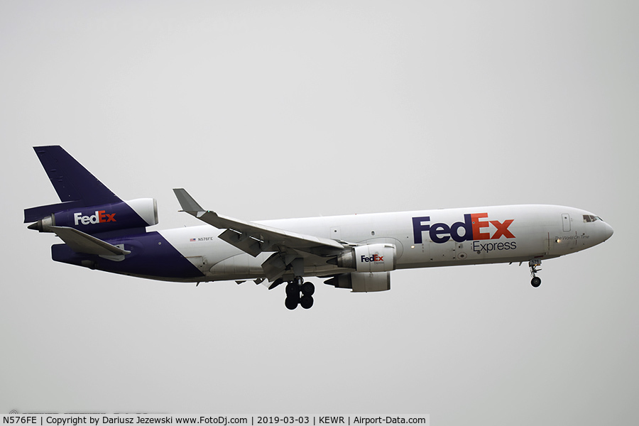 N576FE, 1992 McDonnell Douglas MD-11F C/N 48501, McDonnell Douglas MD-11(F) - FedEx - Federal Express  C/N 48501, N576FE