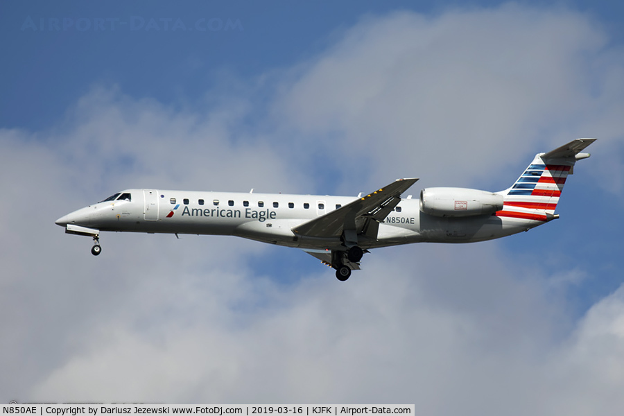 N850AE, 2003 Embraer ERJ-140LR (EMB-135KL) C/N 145722, Embraer ERJ-140LR (EMB-135KL) - American Eagle (Envoy Air)   C/N 145722, N850AE