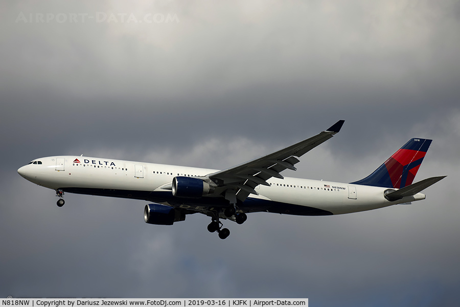 N818NW, 2007 Airbus A330-323 C/N 0857, Airbus A330-323 - Delta Air Lines  C/N 857, N818NW
