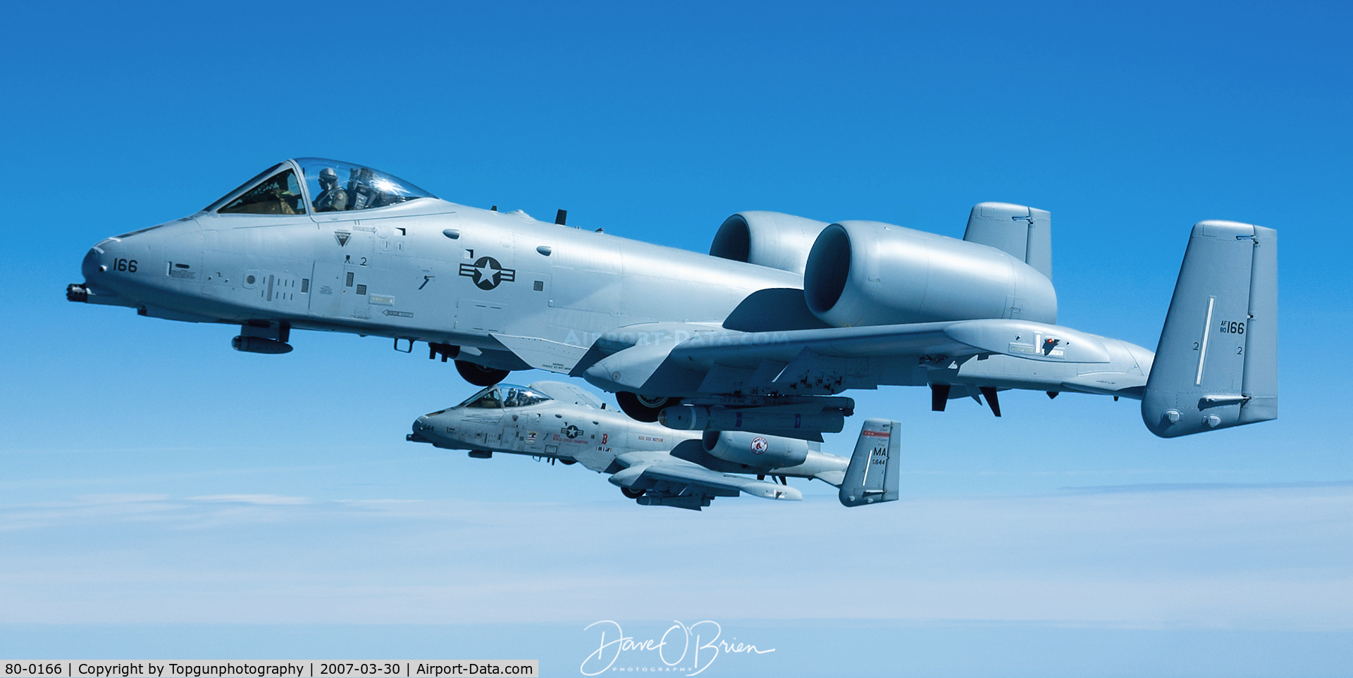 80-0166, 1980 Fairchild Republic A-10C Thunderbolt II C/N A10-0516, A clean A-10 prepped to leave the 104th flying in a 4 ship record flight for amount of hours for 4 A-10 pilots flying for the 104th FW/MA ANG.