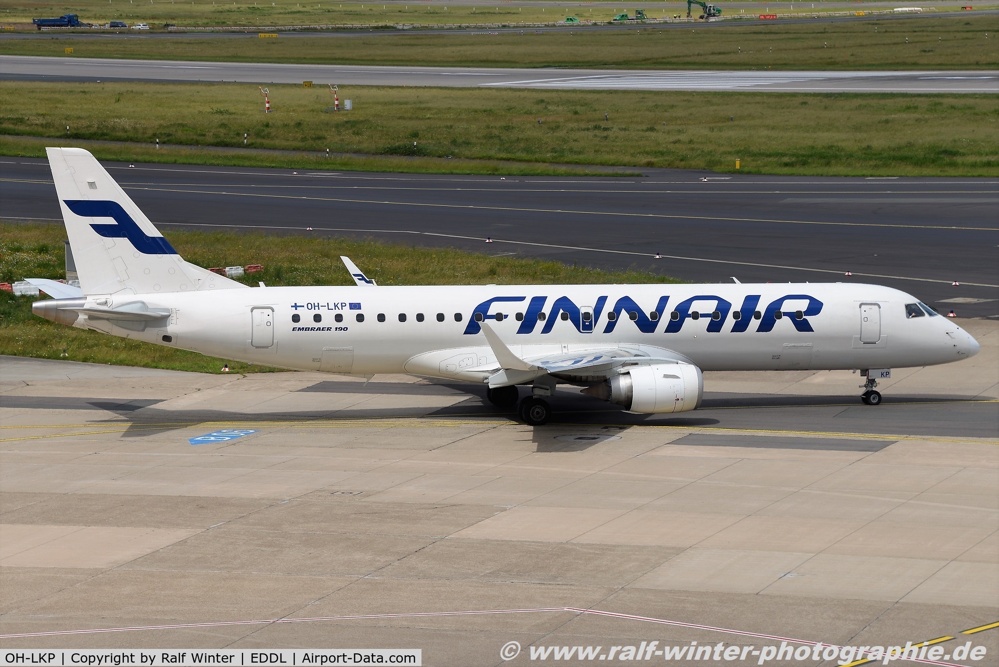 OH-LKP, 2011 Embraer 190LR (ERJ-190-100LR) C/N 19000416, Embraer ERJ-190LR 190-100LR - AY FIN Finnair - 19000416 - OH-LKP - 13.06.2019 - DUS