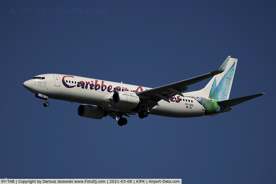 9Y-TAB, 2000 Boeing 737-8Q8 C/N 28233, Boeing 737-8Q8 - Caribbean Airlines  C/N 28233, 9Y-TAB