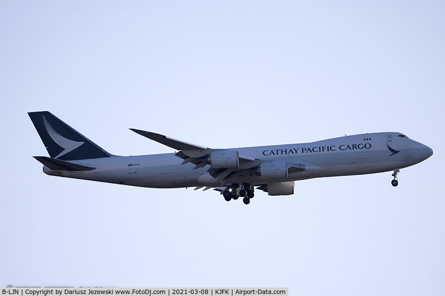 B-LJN, 2016 Boeing 747-867F/SCD C/N 62823, Boeing 747-867F/SCD - Cathay Pacific Airways Cargo  C/N 62823, B-LJN