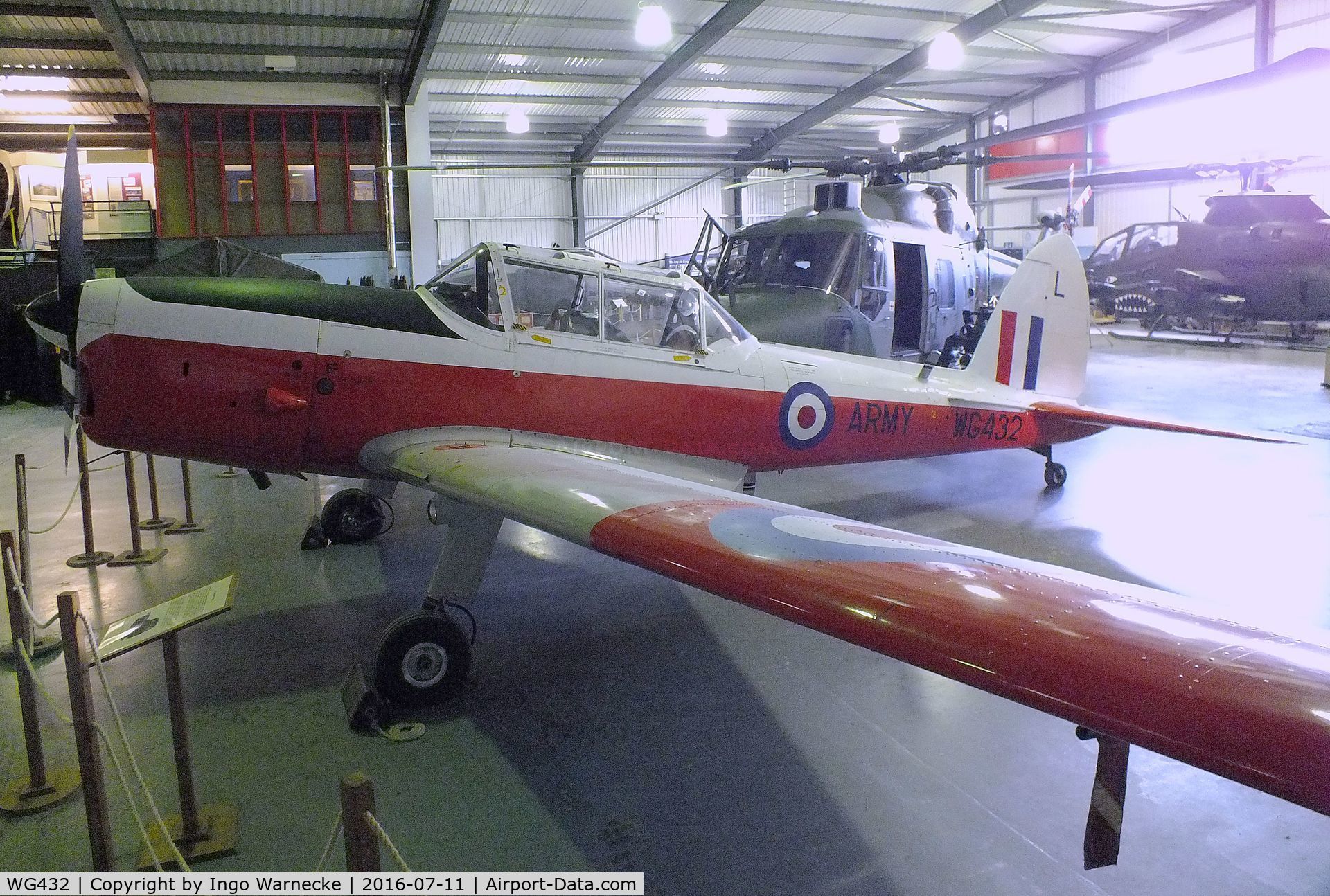 WG432, 1951 De Havilland DHC-1 Chipmunk T.10 C/N C1/0506, De Havilland Canada DHC-1 Chipmunk T10 at the Museum of Army Flying, Middle Wallop