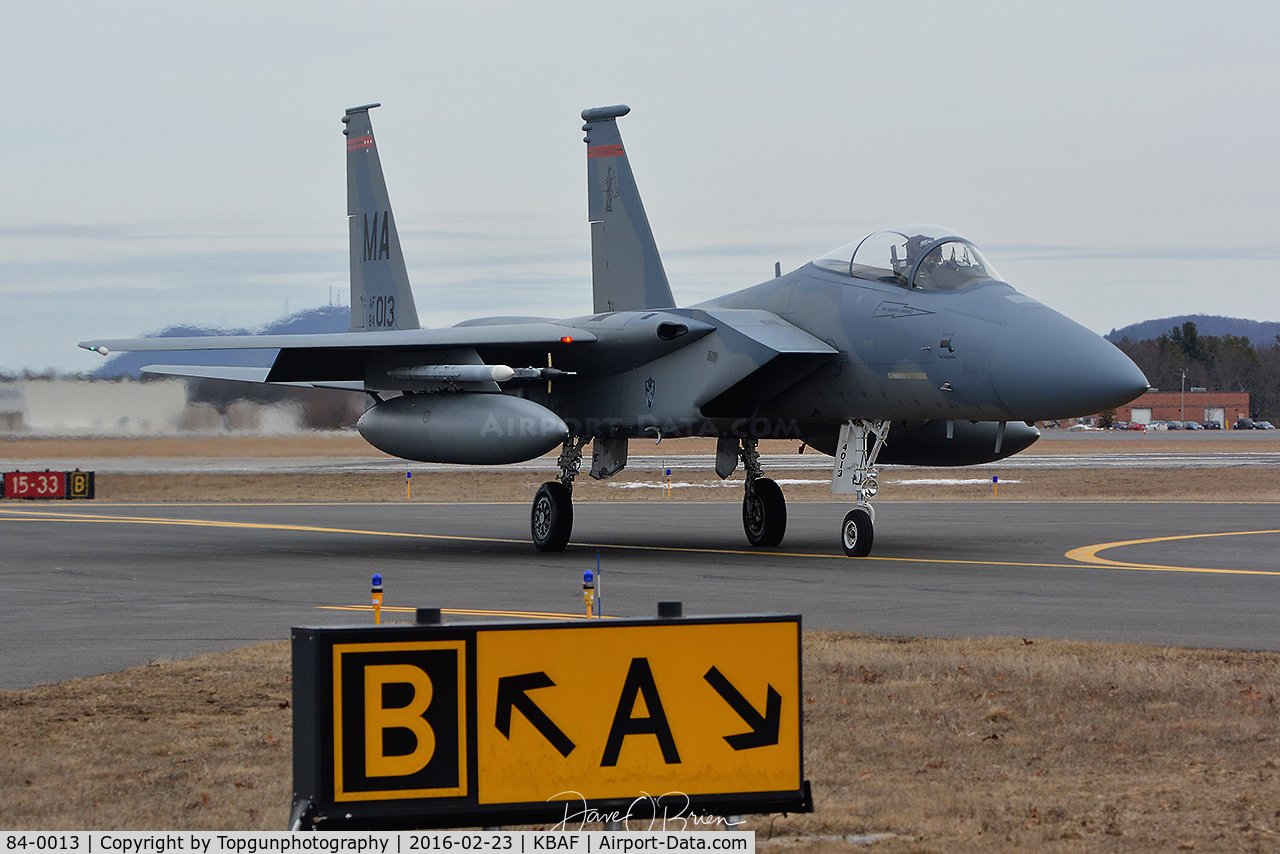 84-0013, 1984 McDonnell Douglas F-15C Eagle C/N 0922/C316, KILLER23 taxing to the active