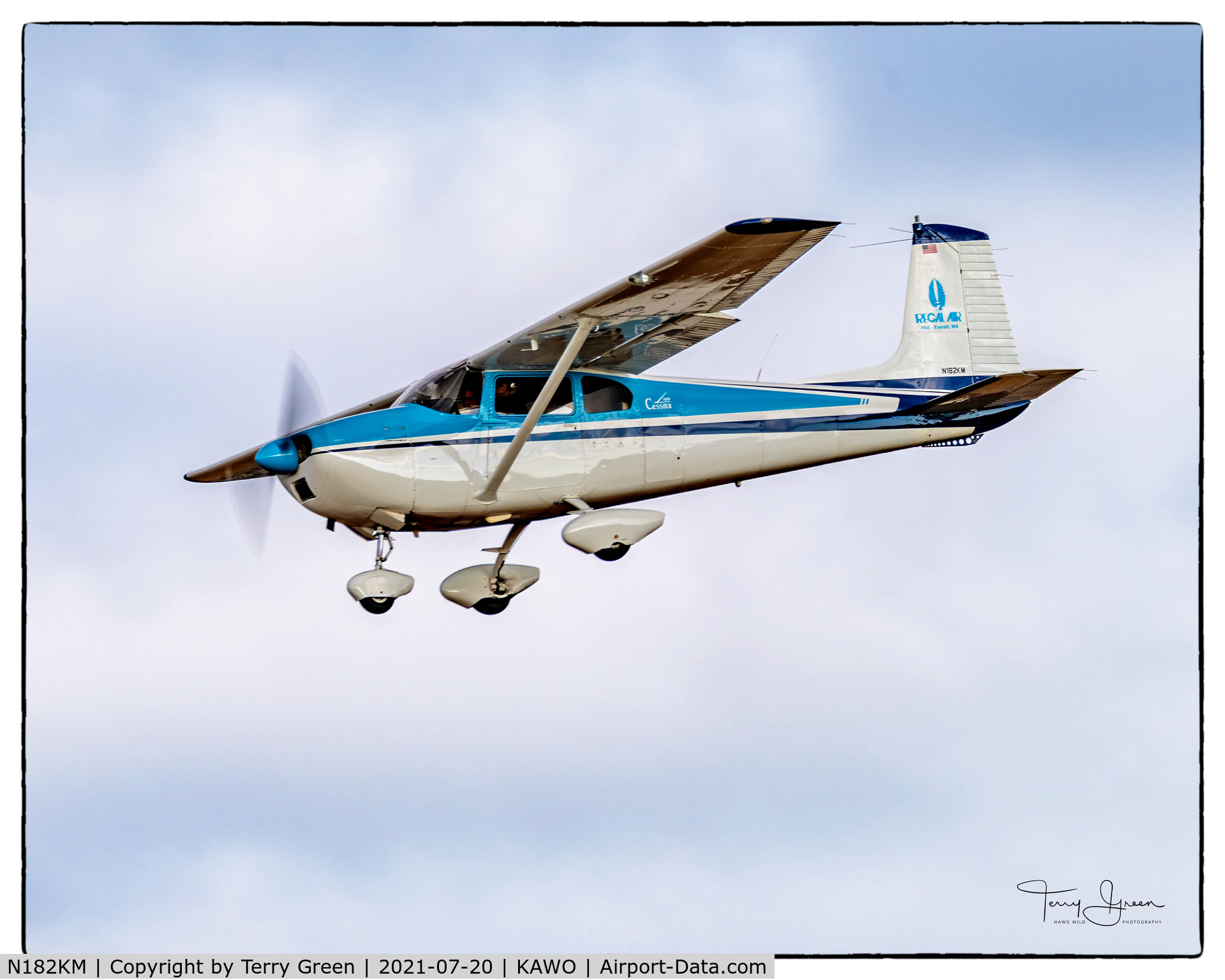 N182KM, 1959 Cessna 182B Skylane C/N 52124, KAWO