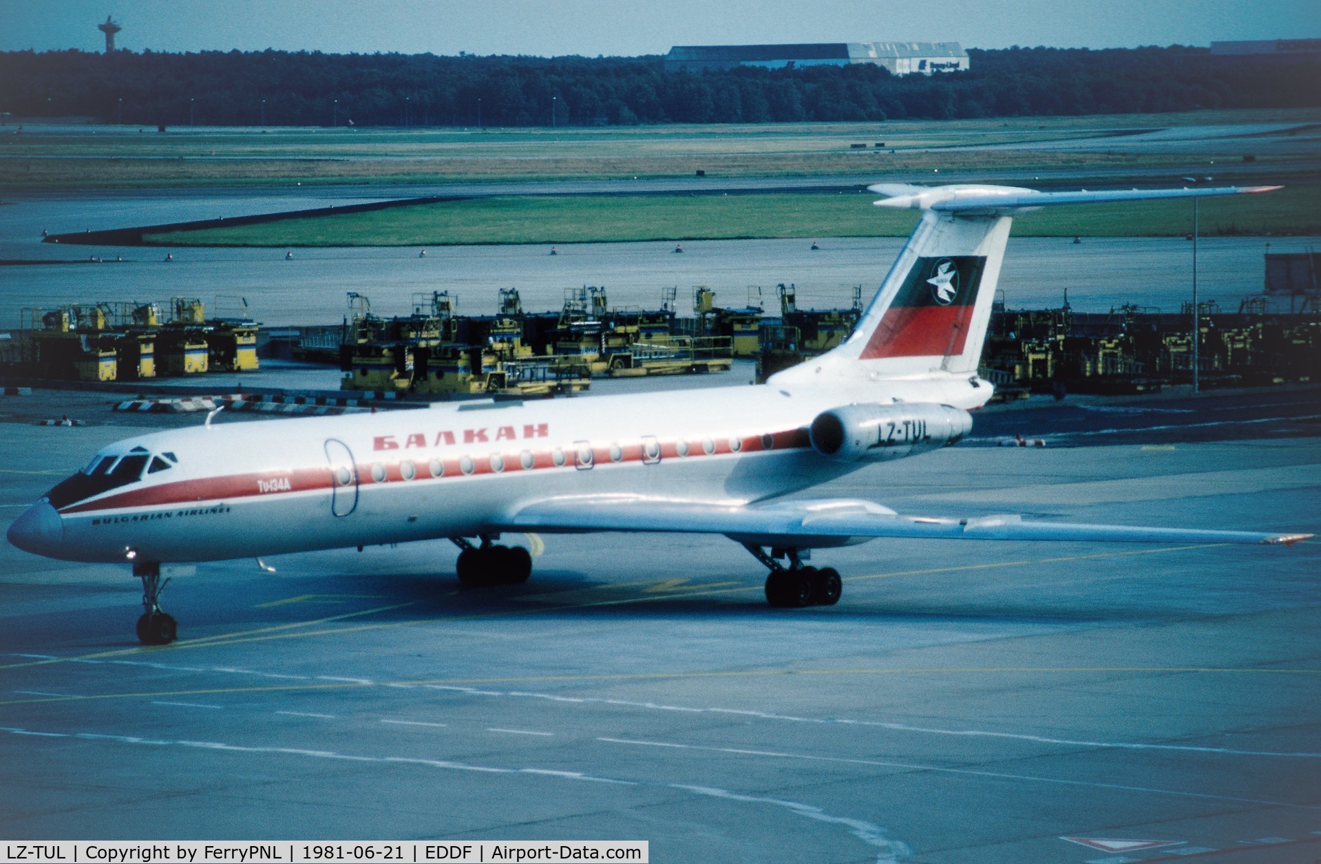 LZ-TUL, 1974 Tupolev Tu-134A C/N 02303, Balkan Tu134