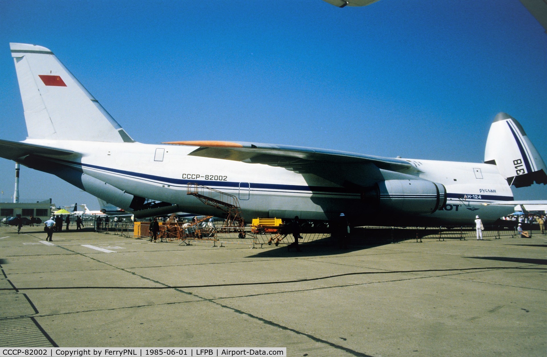 CCCP-82002, 1984 Antonov An-124-100 Ruslan C/N 19530501003, Aeroflot AN124 on display