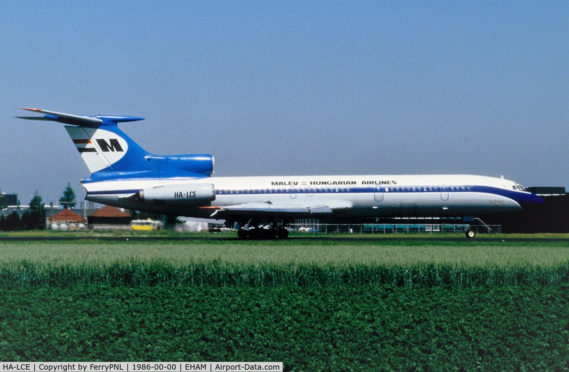 HA-LCE, 1973 Tupolev Tu-154B-2 C/N 73A047, Arrival of Malev Tu154