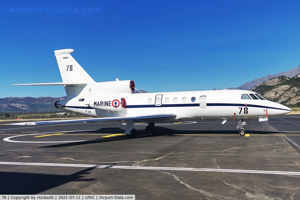 78, Dassault Falcon 50MS C/N 78, Parked