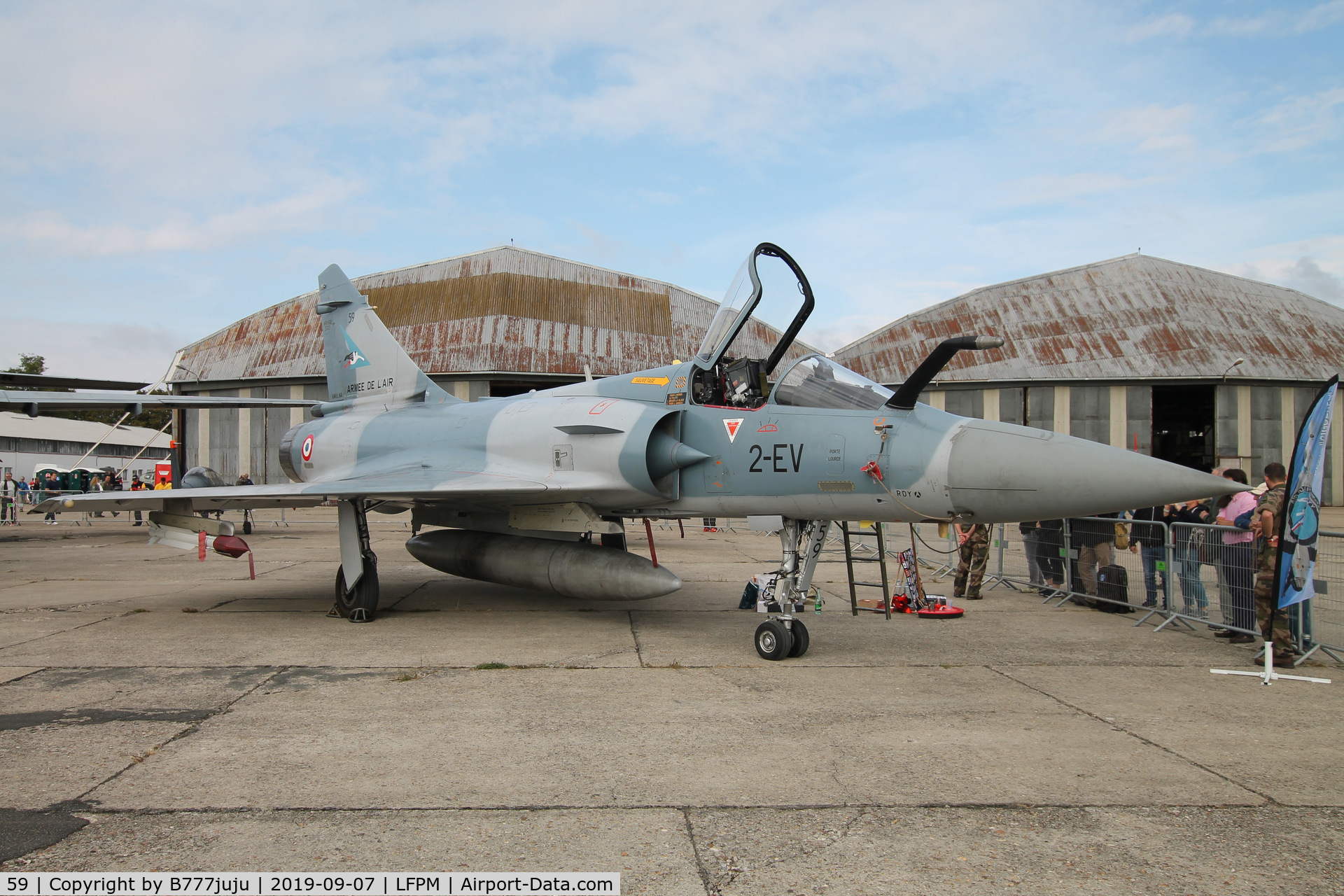 59, Dassault Mirage 2000-5F C/N 266, during Air Légende 2019