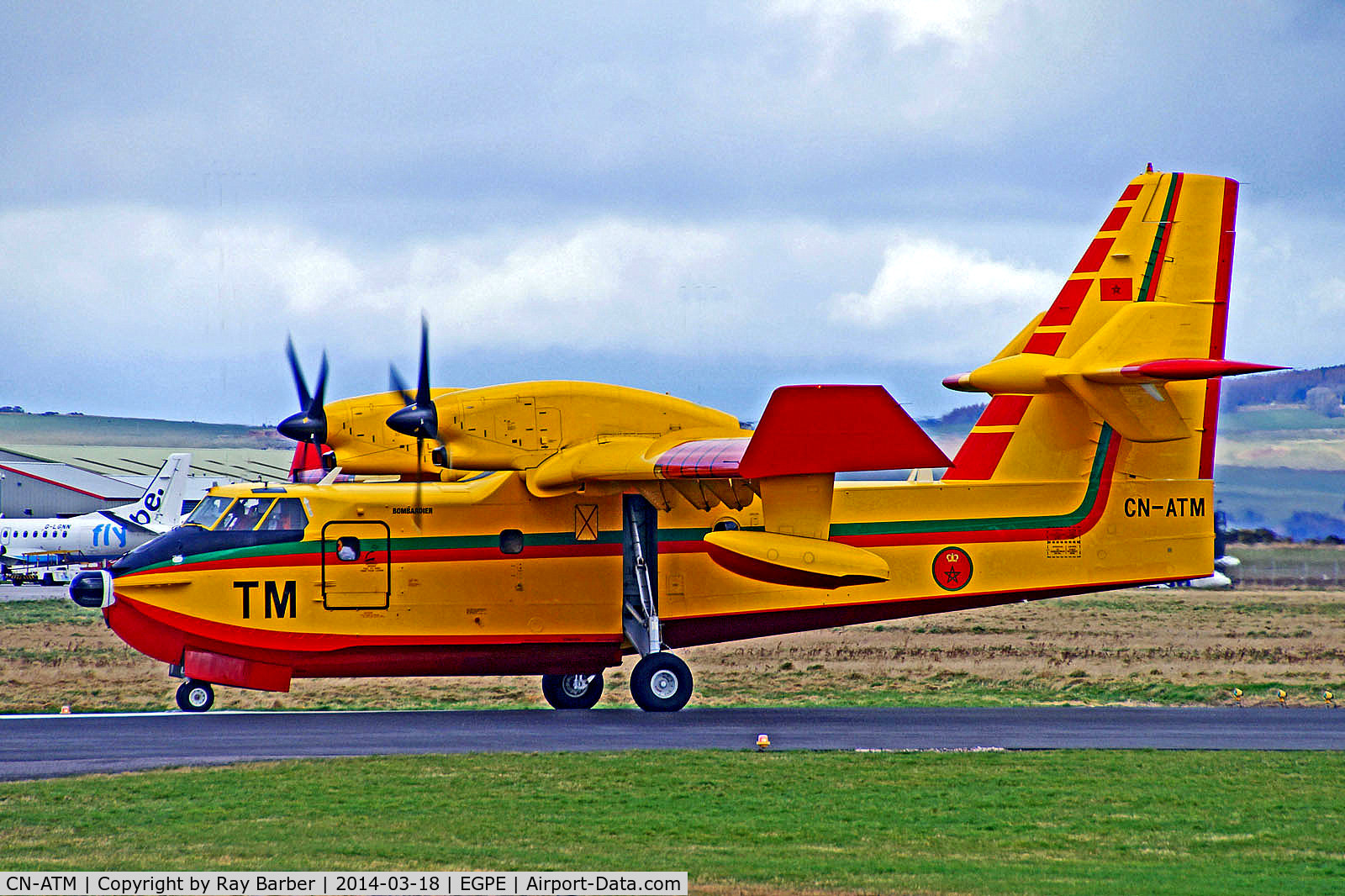 CN-ATM, 2002 Canadair CL-215-6B11 CL-415 C/N 2061, CN-ATM   Canadair CL-415 [2079] (Moroccan Air Force) Inverness (Dalcross)~G 18/03/2014