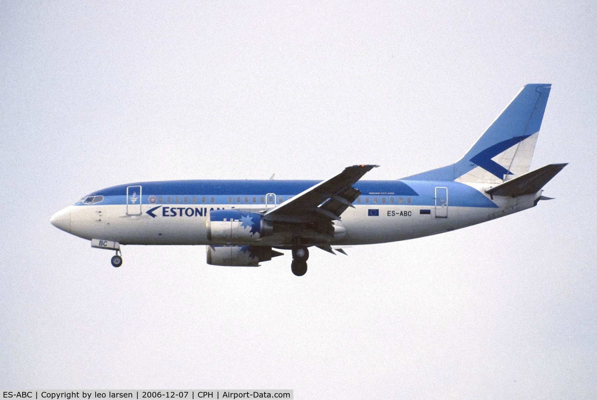 ES-ABC, 1995 Boeing 737-5Q8 C/N 26324, Copenhagen 7.12.2006