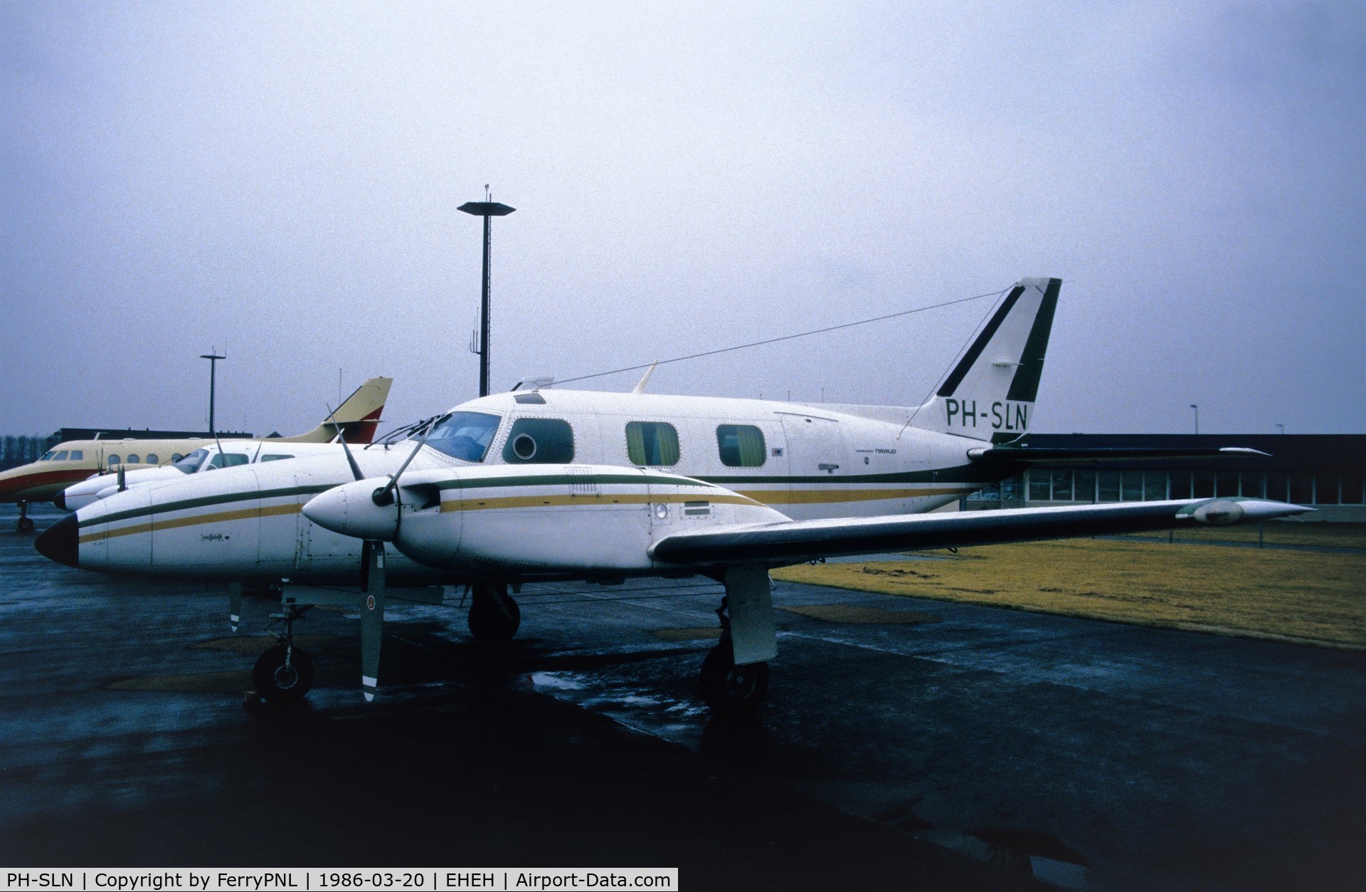 PH-SLN, 1975 Piper PA-31P-425 Pressurized Navajo Navajo C/N 31P-7530014, Shamrock BV PA31P