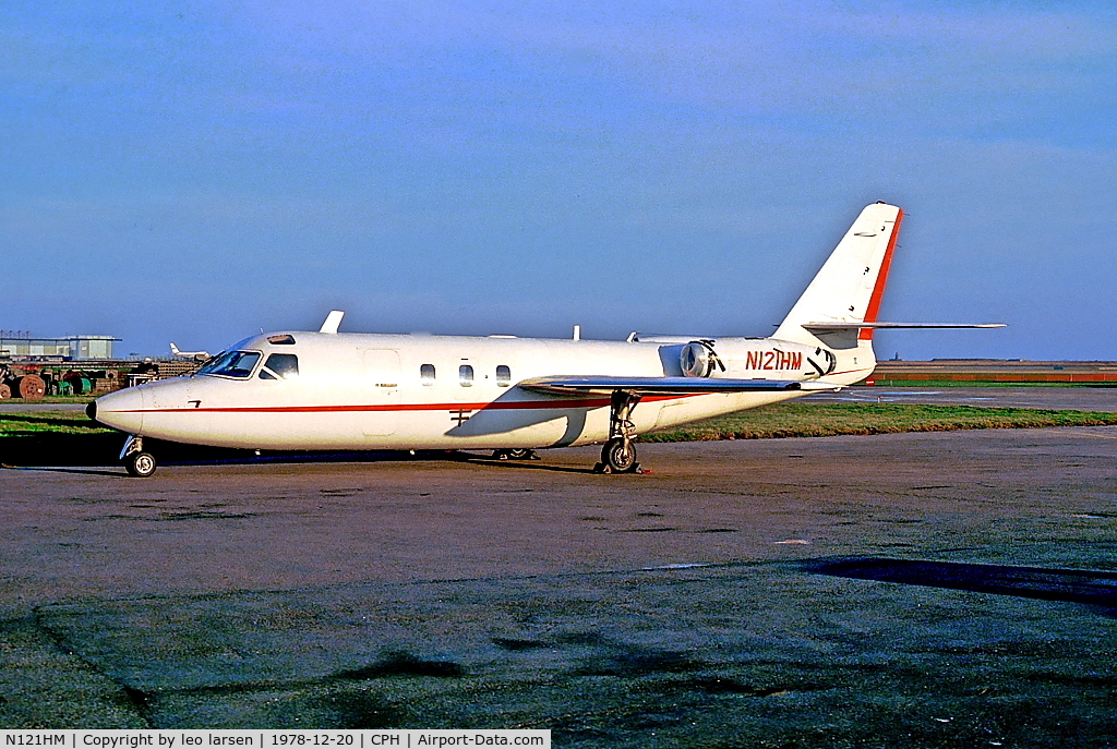 N121HM, Aero Commander 1121 Jet Commander C/N 18, Copenhagen 20.12.1978