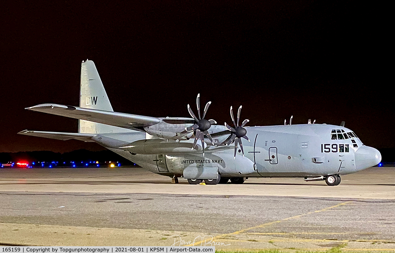165159, Lockheed C-130T Hercules C/N 382-5342, CONVOY3109 shutdown for the night.