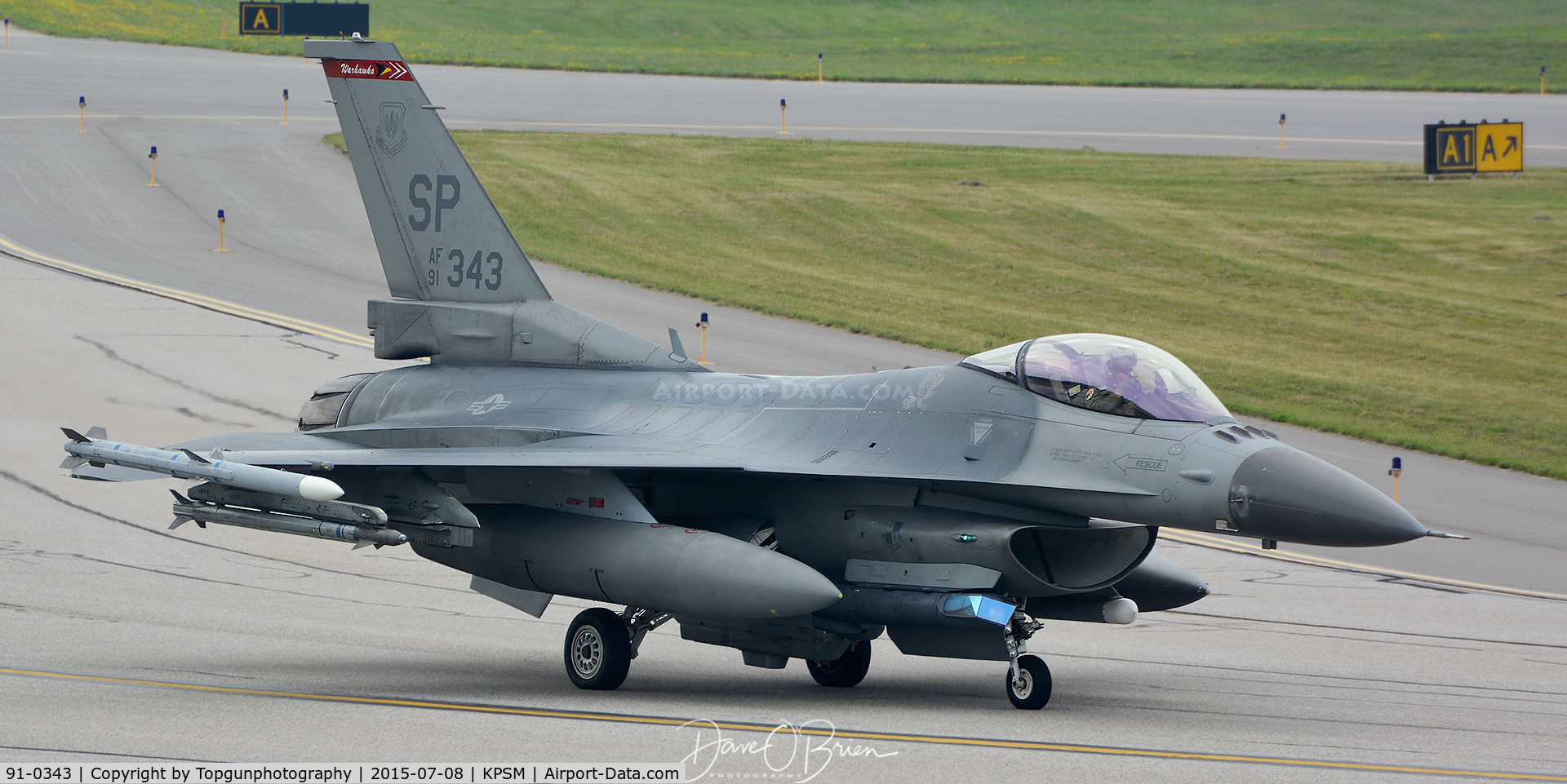 91-0343, 1991 General Dynamics F-16CM Fighting Falcon C/N CC-41, RETRO41 480th FS out of Spangdahlem Germany