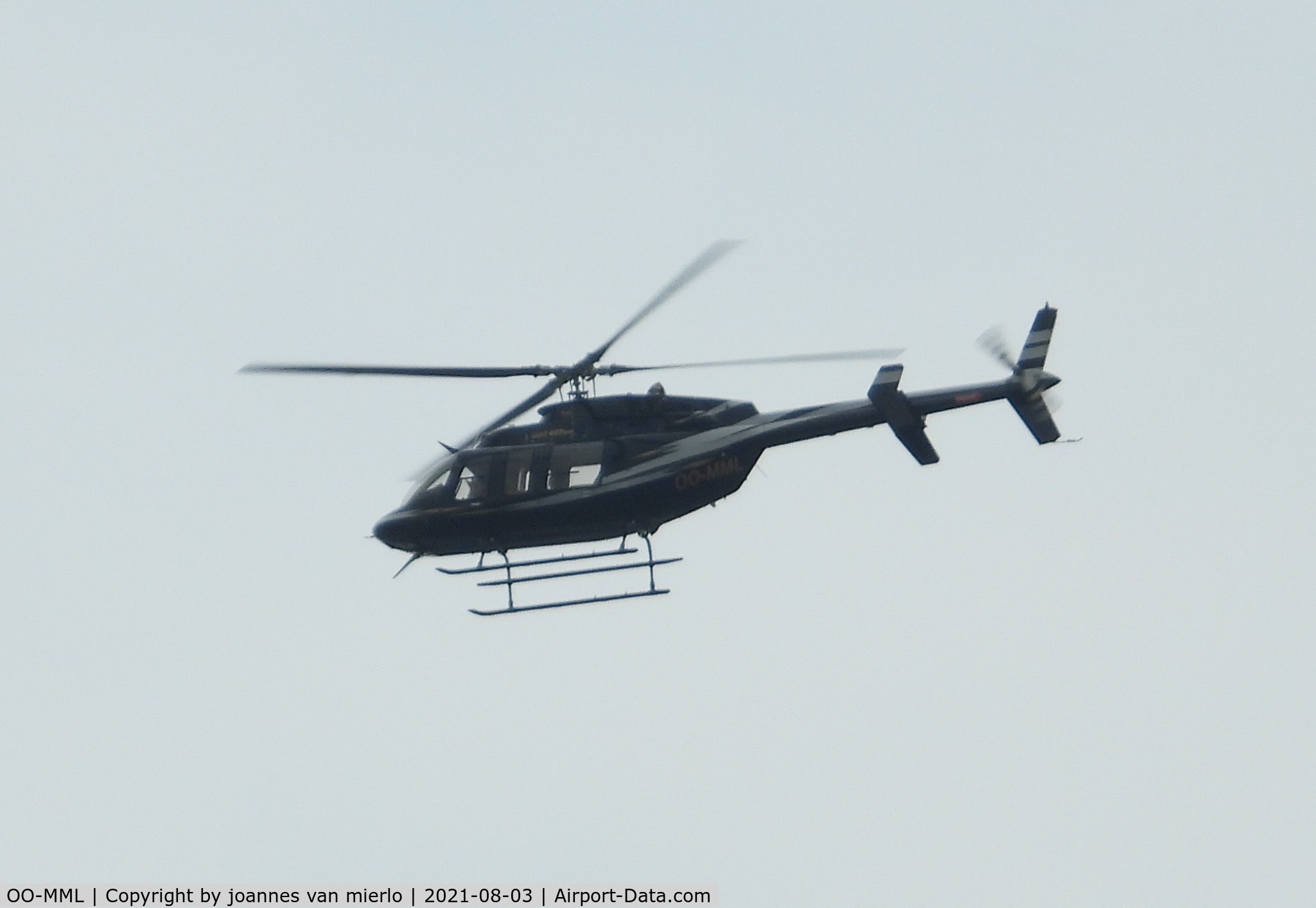 OO-MML, 2016 Bell 407GXP C/N 54653, South of Ghent