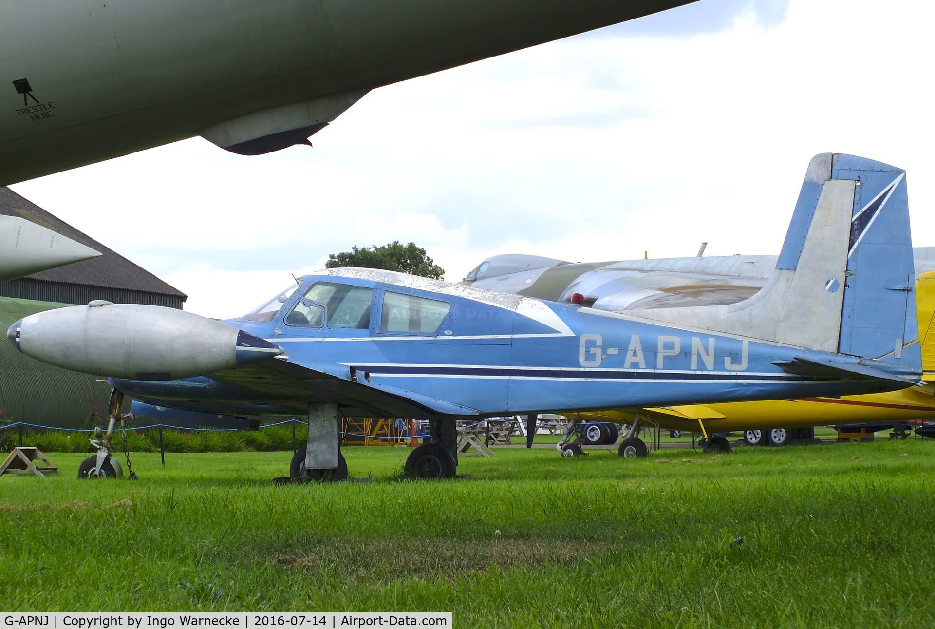 G-APNJ, Cessna 310 C/N 35335, Cessna 310 at the Newark Air Museum