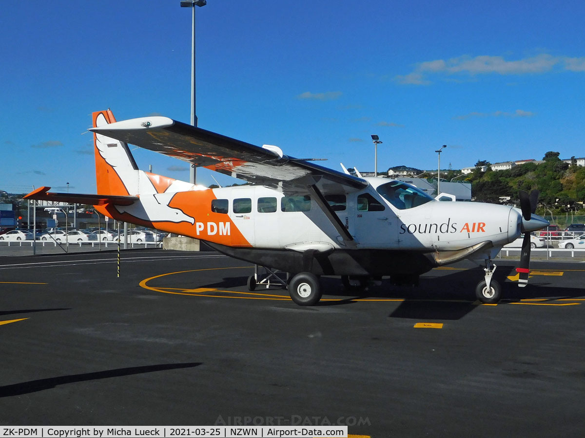 ZK-PDM, Cessna 208 Caravan 1 C/N 20800240, At Wellington