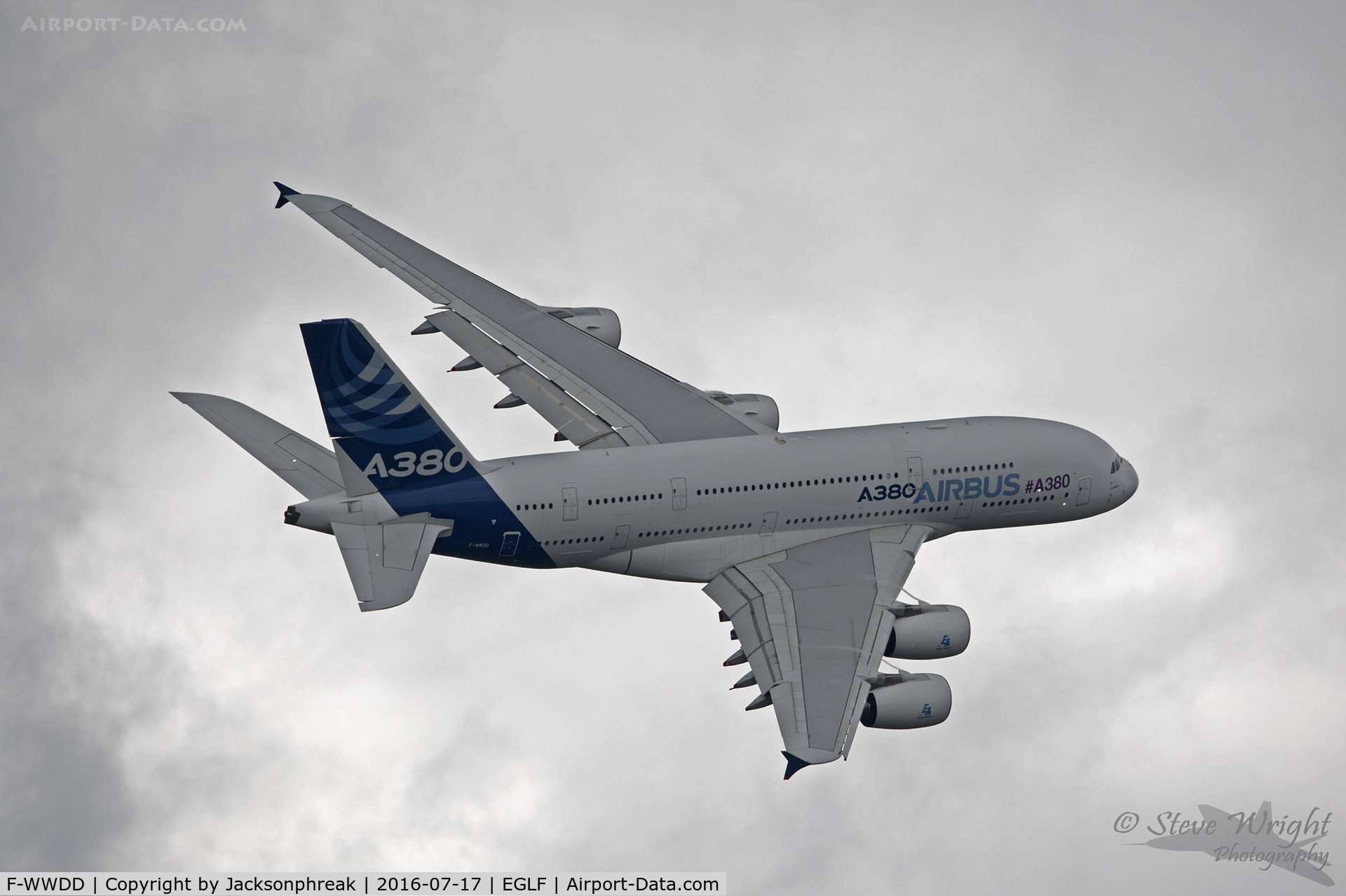 F-WWDD, 2005 Airbus A380-861 C/N 004, Farnborough Air Show 2016