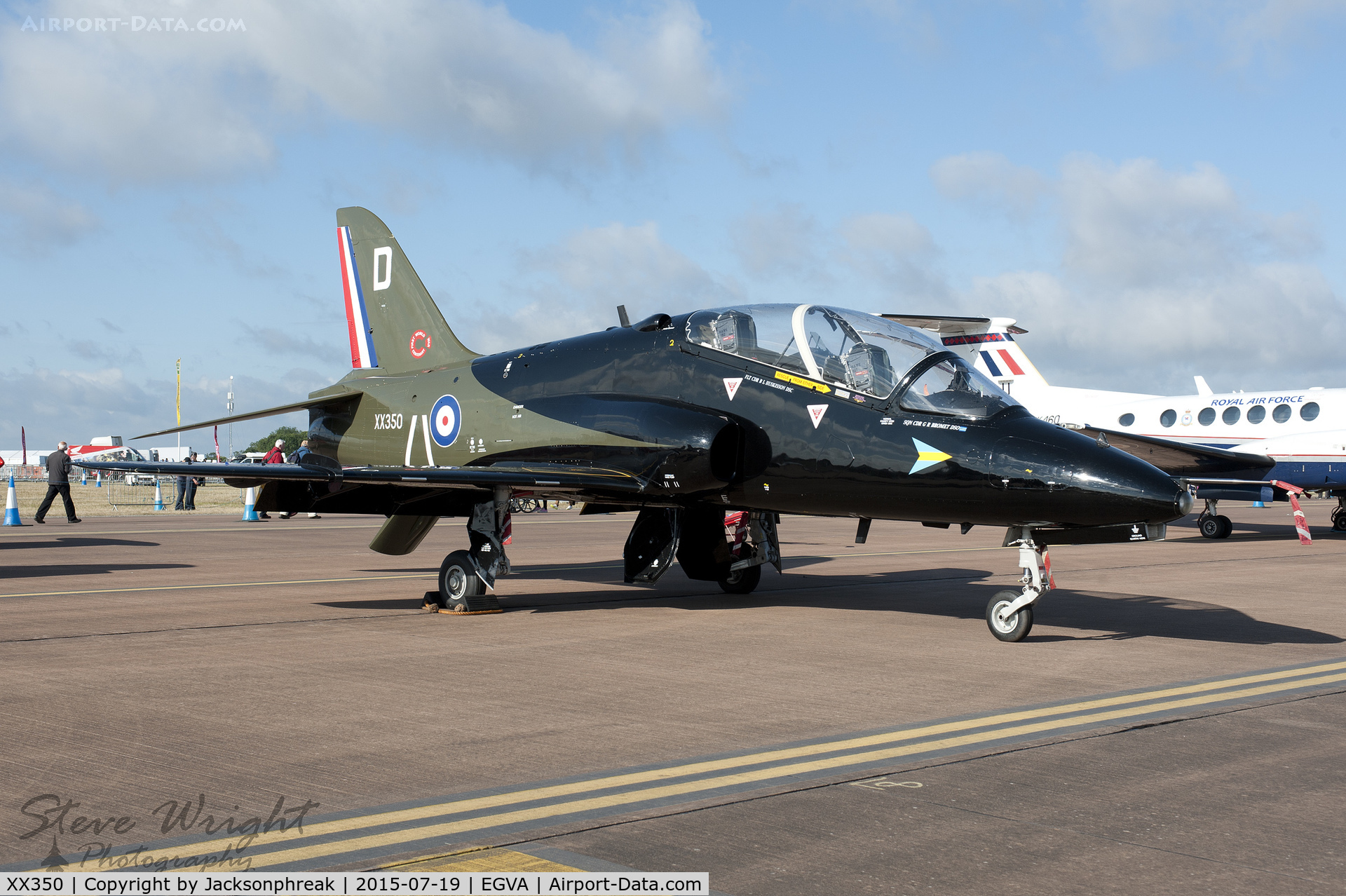 XX350, 1981 Hawker Siddeley Hawk T.1A C/N 199/312174, Royal International Air Tattoo 2015, RAF Fairford UK