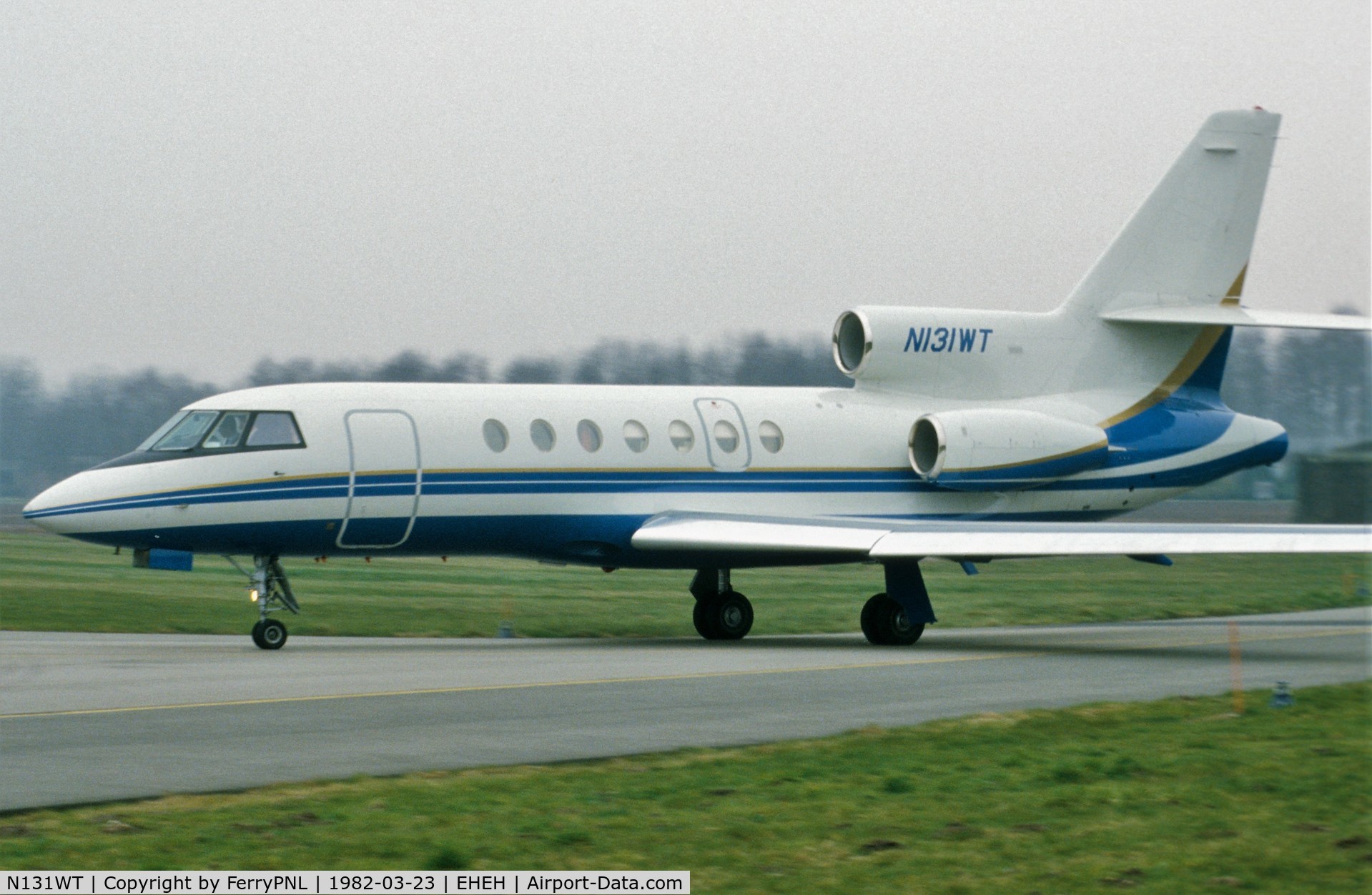 N131WT, 1980 Dassault Falcon 50 C/N 28, IBM Falcon 50, one of several Falcons based in Paris, France