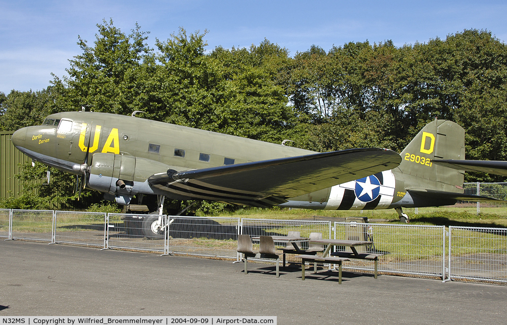 N32MS, 1942 Douglas DC3A C/N 4978, In Museum Bevrijdende Vleugels near Best, the Netherlands.