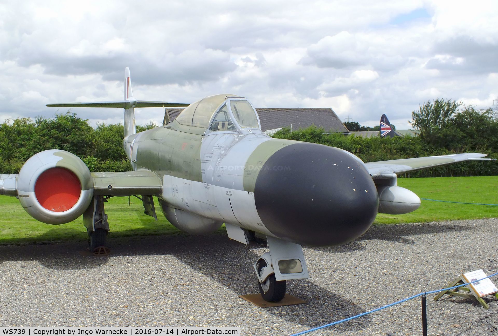 WS739, Gloster Meteor NF(T).14 C/N Not found WS739, Gloster (Armstrong Whitworth) Meteor NF(T)14 at the Newark Air Museum
