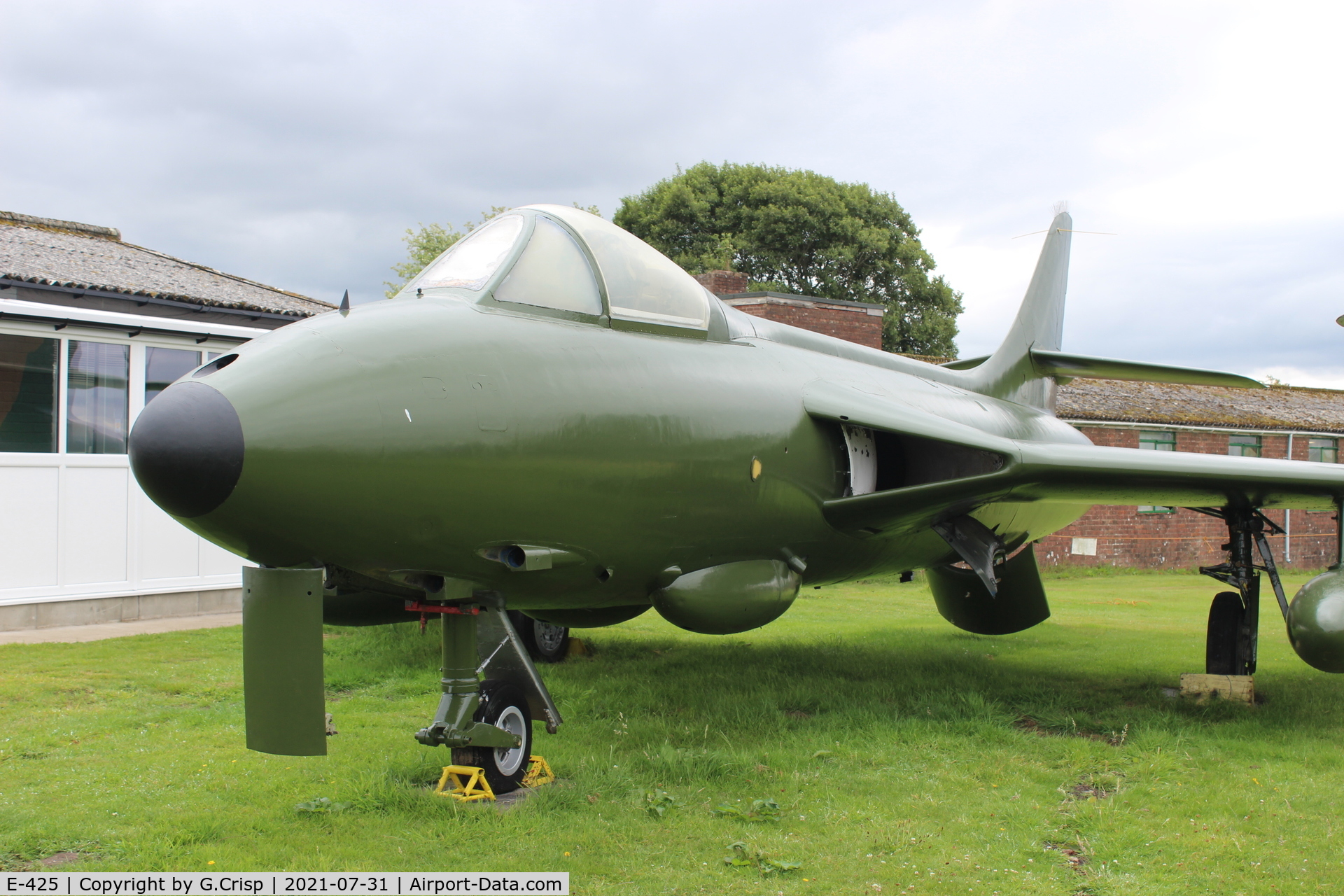 E-425, 1962 Hawker Hunter F.51 C/N 41H-688079, Solway Aviation Musuem, UK
