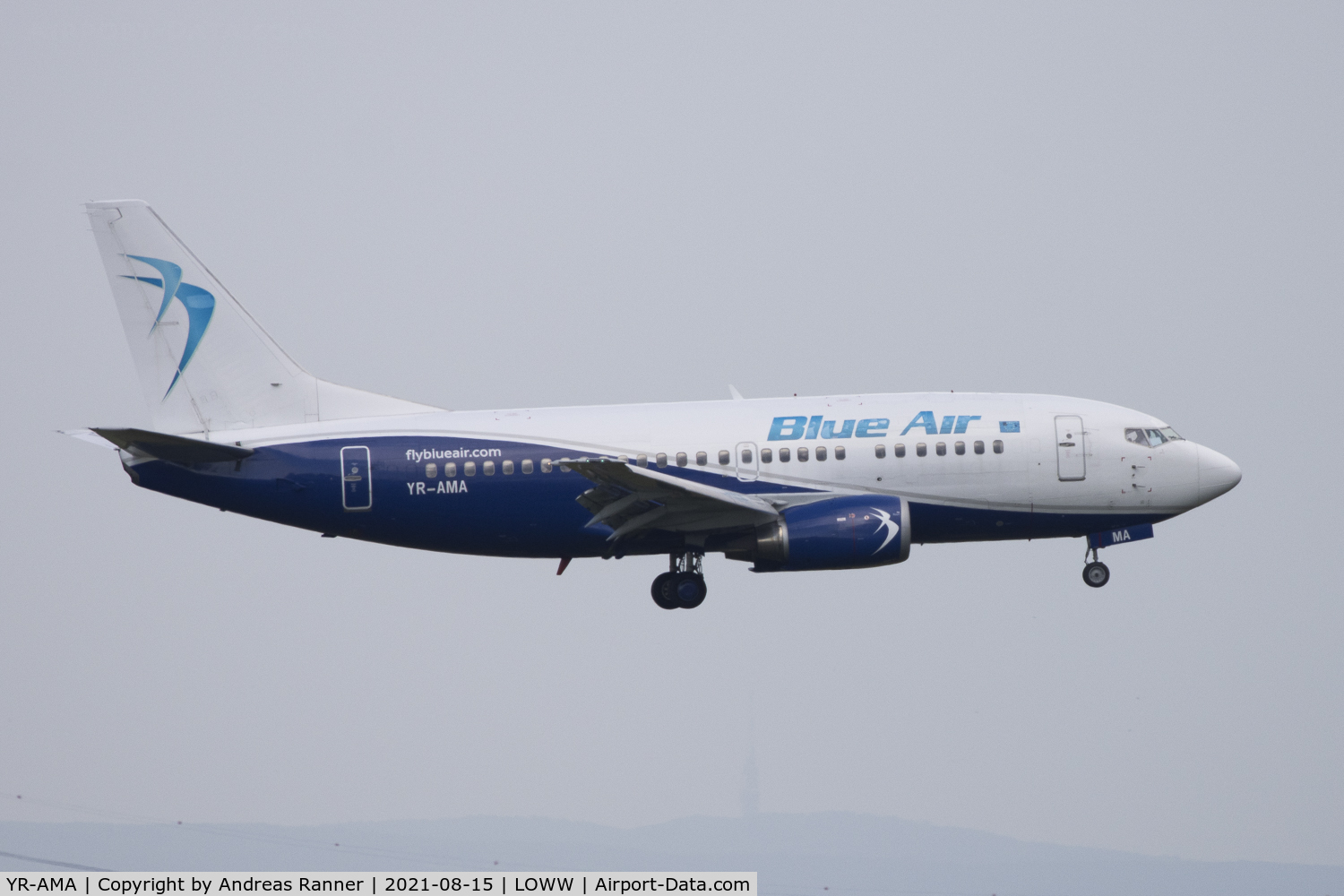 YR-AMA, 1991 Boeing 737-530 C/N 24941, Blue Air Boeing 737