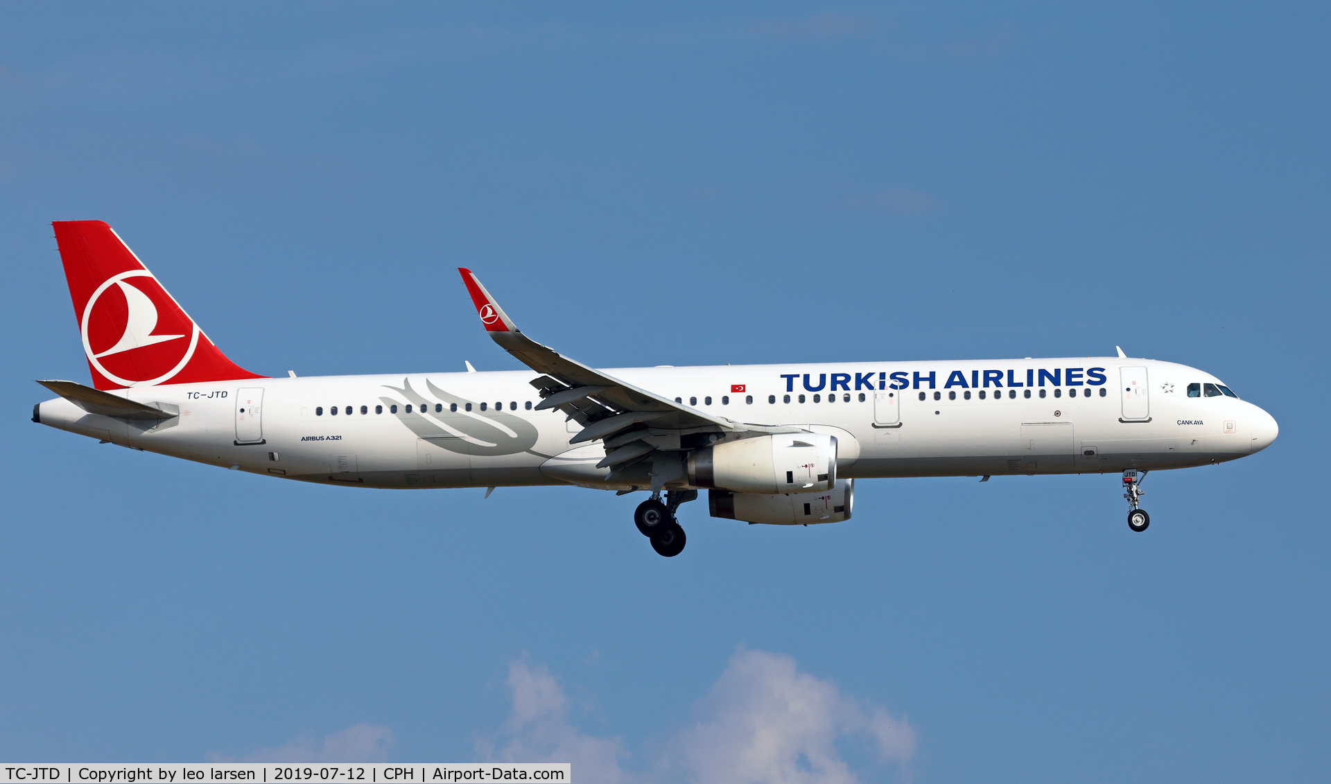 TC-JTD, 2015 Airbus A321-231 C/N 6822, Copenhagen 12.7.2019