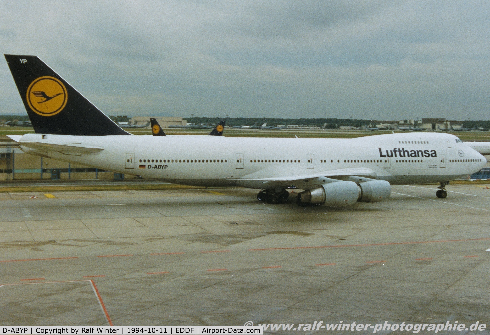 D-ABYP, 2014 Boeing 747-830 C/N 37839, Boeing 747-230B - LH DLH Lufthansa 'Niedersachsen' - 21590 - D-ABYP - 10.1994 - FRA