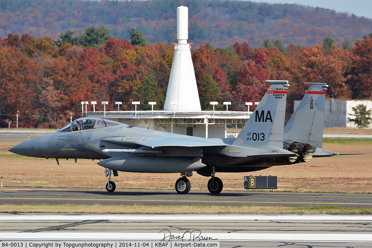 84-0013, 1984 McDonnell Douglas F-15C Eagle C/N 0922/C316, RAGE32 taxing by the VOR