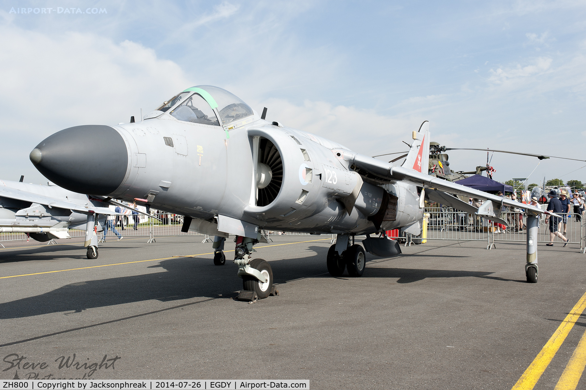 ZH800, 1996 British Aerospace Sea Harrier F/A.2 C/N NB05, RNAS Yeovilton Air Day 2014 UK