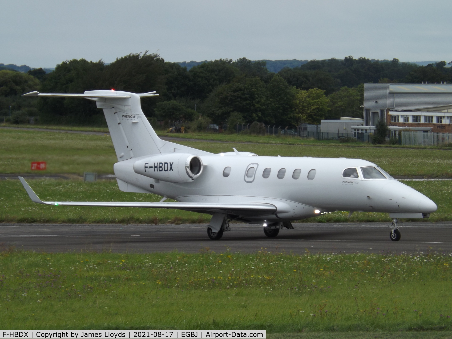 F-HBDX, 2015 Embraer EMB-505 Phenom 300 C/N 50500216, At Gloucestershire Airport.