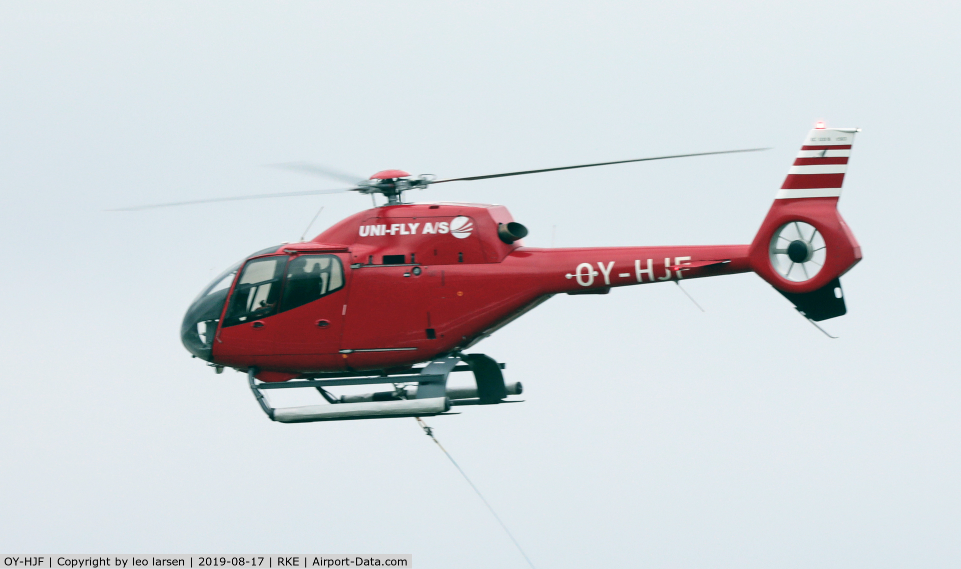 OY-HJF, 2007 Eurocopter EC-120B Colibri C/N 1503, Roskilde Air Show 17.8.2019