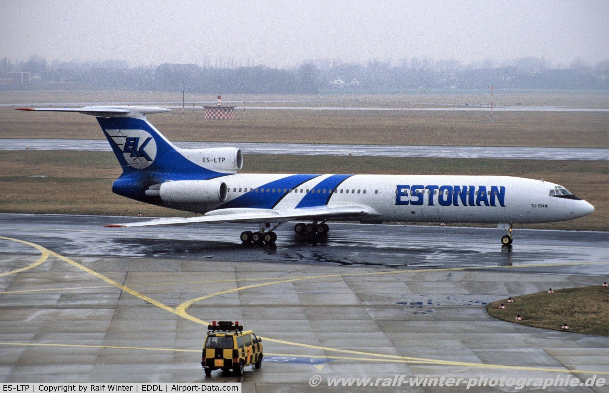 ES-LTP, 1992 Tupolev Tu-154M C/N 92A909, Tupolev Tu-154N - ELK Airways - 92A-909 - ES-LTP - DUS