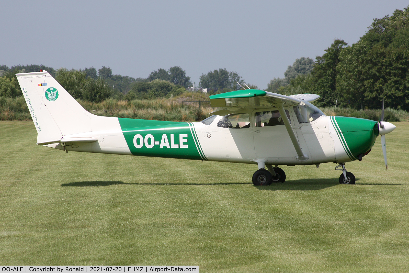 OO-ALE, 1974 Reims F172M II Skyhawk C/N 1126, at ehmz