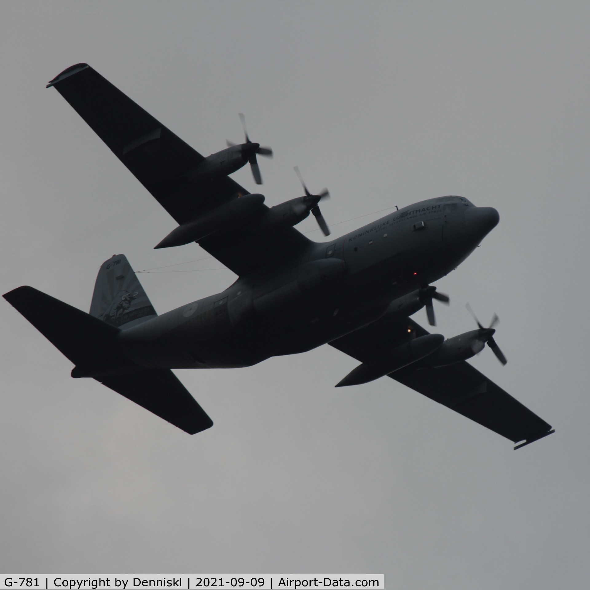 G-781, Lockheed C-130H Hercules C/N 382-4781, Above Arnhem, The Netherlands