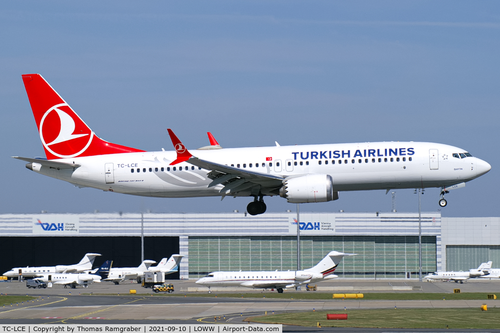 TC-LCE, 2018 Boeing 737-8 MAX C/N 60036, Turkish Airlines Boeing 737-8 MAX