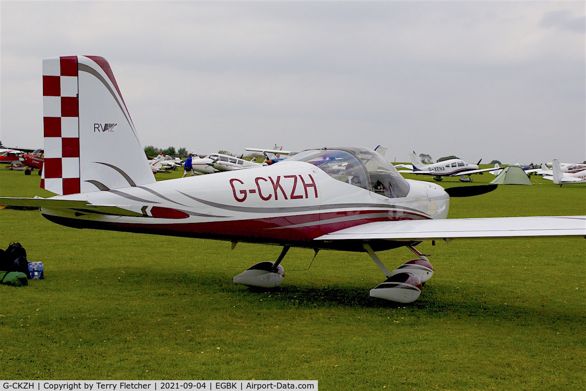 G-CKZH, 2016 Vans RV-12 C/N 120921, At LAA National Fly-In at Sywell