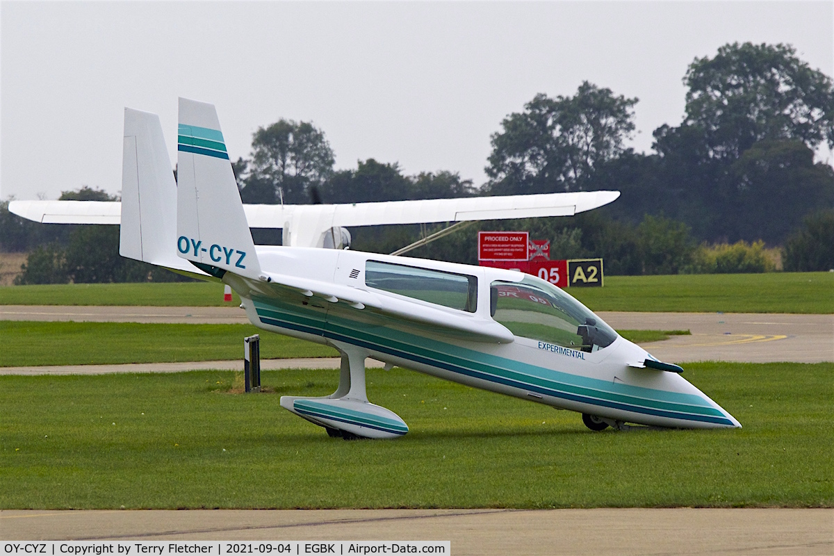 OY-CYZ, 1991 Opus Aircraft 3 C/N 0188-001, At LAA National Fly-In at Sywell